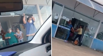 Médico e paciente se agridem com cadeiradas em unidade de saúde em Luziânia